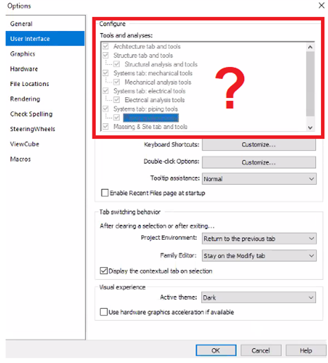 Revit_2022_Tip_-_Steel_Tab_missing_from_Revit_Ribbon_Menu_-_3.PNG