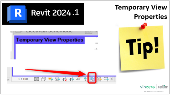Revit 2024 Tip – Temporary View Properties - 1.png