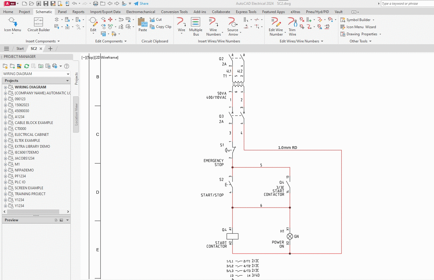 AutoCAD Electrical 2024 – Flip Wire Number - Wire Colour Gauge - 1.gif