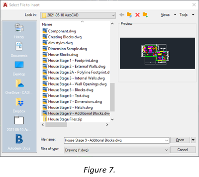 AutoCAD_Part_1_-_Adding_an_Existing_Drawing_into_a_New_drawing_Contain_a_Drawing_Border_-_7.PNG