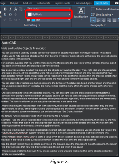 AutoCAD - Mtext #2 - Changing the “Colour” of the Imported Text - 2.png
