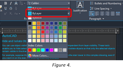 AutoCAD - Mtext #2 - Changing the “Colour” of the Imported Text - 4.png